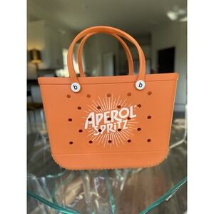 RARE Aperol Spritz Bogg Bag Large Orange‎ Waterproof Pool Beach Special Edition